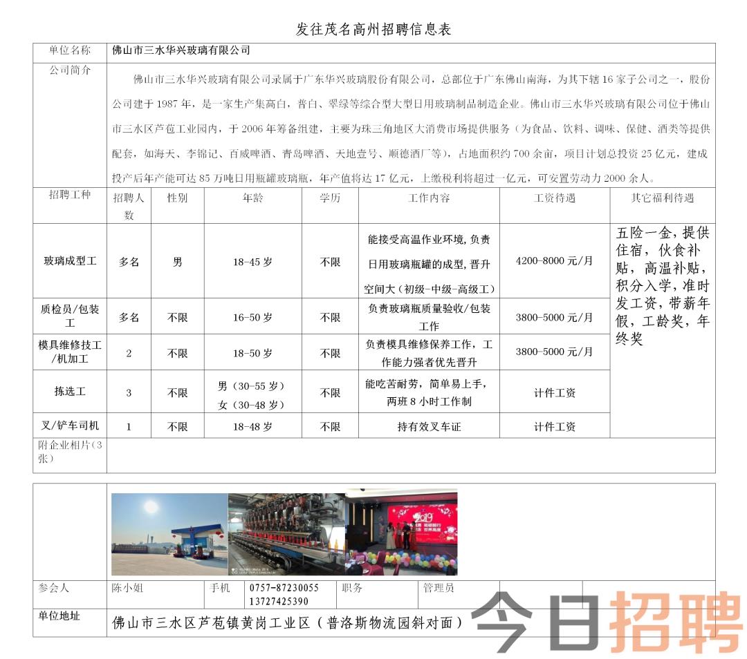 岱海循环工业发展区最新招聘信息概览